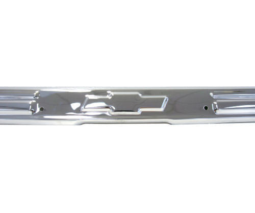 67-72 Chevy C10 Truck Polished Stainless Bowtie Door Sill Scuff Plates Pair