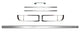 67-72 Chevy C10 Truck 6PC Rear Tailgate & Tail Light Lamp Fleetside Trim Molding