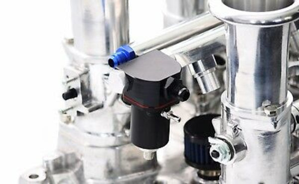SBF 351W Polished Aluminum EFI Fuel Injection Hilborn Style Down Draft Ford