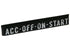 67-72 Chevy/GMC C10 Truck Ignition Switch Indicator ACC-OFF-ON-START Emblem