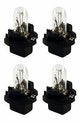 4-Pack 67-80 Chevy C10 Truck Instrument Light Bulb & Socket Printed Circuit Dash