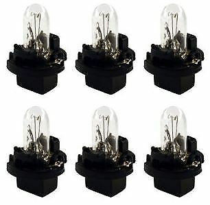 6-Pack 67-80 Chevy C10 Truck Instrument Light Bulb & Socket Printed Circuit Dash