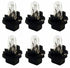 6-Pack 67-80 Chevy C10 Truck Instrument Light Bulb & Socket Printed Circuit Dash