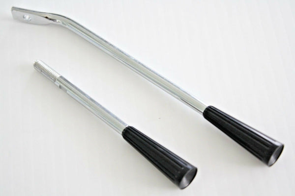 67-72 Chevy/GMC C10 Truck Steering Column Turn Signal Lever Black & Chrome