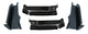 60-66 Chevy C10 Truck LH & RH Front & Rear Cab Mount Floor Support Patch Panels