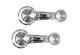 67-74 Chevy GMC C10 K10 Truck Interior Window Crank Set with Clear Knobs