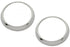 48-54 Chevy/GMC Truck Headlamp Bezels Rings Polished Stainless with Clips (Pair)