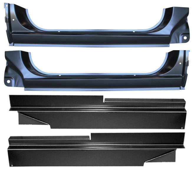 73-87 Chevy/GMC C10 K10 Truck LH & RH Premium Inner & Outer Rocker Panel 4PC Kit