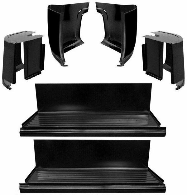55-59 Chevy/GMC Truck Cab Corner, Step/Rocker Patch Panel, Cab Mounts 10-PC Kit