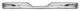 58-59 Chevy/GMC Pickup Truck Triple Chrome Plated Rear Bumper (Fleetside Bed)