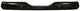 55-59 Chevy/GMC Pickup Truck Black Paintable Rear Bumper (Stepside Bed)