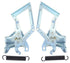 58-59 Chevy/GMC Truck Driver & Passenger Side Hood Hinge Set with Springs Pair
