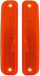 73-80 Chevy/GMC Pickup Truck Front LH & RH Side Amber Signal Marker Lamp Lenses