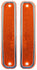 73-80 Chevy/GMC Truck Front LH & RH Side Amber Marker Lamp Lenses with Deluxe Trim