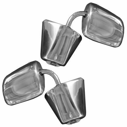 73-87 Chevy/GMC C/K Pickup Truck LH & RH Stainless Side View Door Mirrors Pair