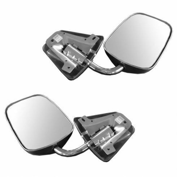 73-87 Chevy/GMC C/K Pickup Truck LH & RH Chrome Side View Door Mirrors Pair