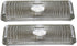 47-53 Chevy Truck Front LH & RH Clear Turn Light Parking Lamp Lenses