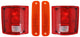73-80 Chevy/GMC Truck LH & RH Side Signal Marker Lamp & Brake Tail Light Lenses