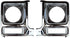 79-80 Chevy C10 Truck LH & RH Chrome Headlight Bezels (Pair)