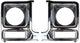 79-80 Chevy C10 Truck LH & RH Chrome Headlight Bezels (Pair)