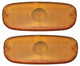 58-59 Chevy Truck Amber Park Light Lamp/Turn Signal Lenses