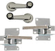 82-87 Chevy/GMC C10 Truck Chrome Interior Door Handles & Window Cranks Set