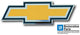 73-74 Chevrolet C/K Pickup Truck Gold Foil Bowtie Grille Sticker Emblem