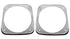 64-66 Chevy Truck Aluminum Head Light Bezels LH & RH Set