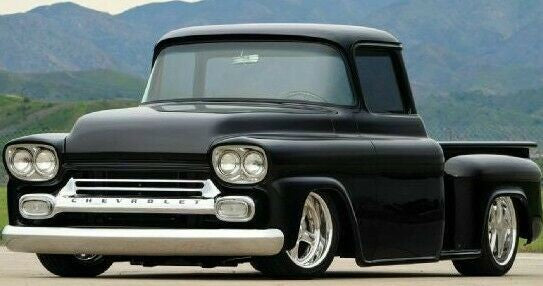 58-59 Chevy Pickup Truck Chrome Front Grille Assembly w/ Headlight Bezels