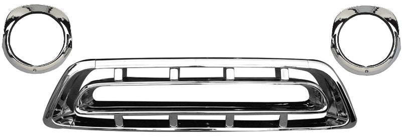 1957 Chevy Pickup Truck  Chrome Front Grille Assembly with Headlight Bezels