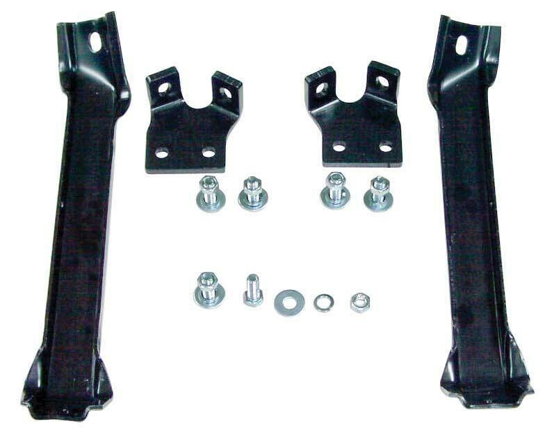 55-57 Chevy/GMC Ton Pickup Truck Front Bumper Bracket Set