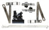 76-80 Chevy C10 K10 Truck Fleetside Tailgate Handle, Latches, Hinges & Rod Kit