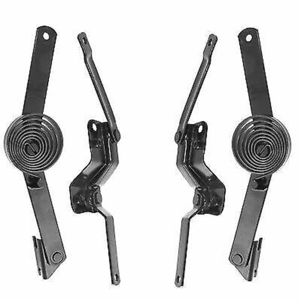 47-54 Chevy Truck Driver & Passenger Side Hood Hinges with Springs & Bolts LH/RH