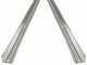 (2) 47-53 Chevy/GMC Truck Short Bed Stepside Angle Strip Set Zinc (Pair)