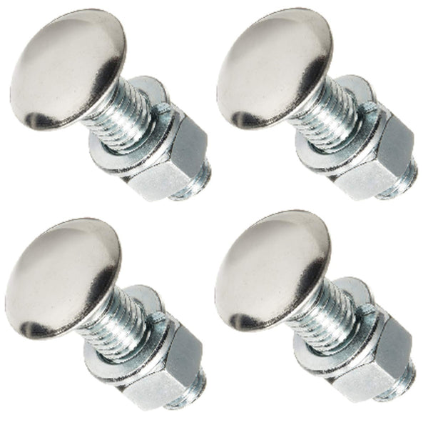 47-87 Chevy/GMC C10 Truck Low Dome Polished Stainless Rear Bumper Bolts