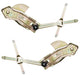 82-87 Chevy/GMC Truck LH & RH Side Door Glass Power Window Regulators without Motor