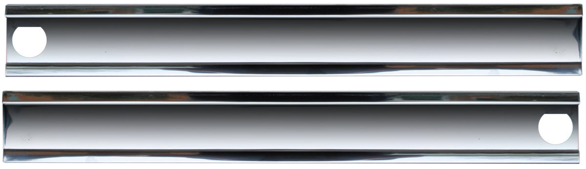 85-87 Chevy C10 Truck LH & RH S.S. Center Grille Moldings Dual Headlight Bezels