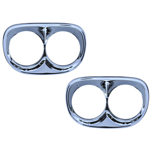 58-59 Chevy Truck Chrome Head Light Bezels LH & RH