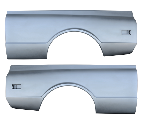 68-72 Chevy C10/K10 Truck Driver & Passenger Side Shortbed 6' Bedside Pair LH/RH