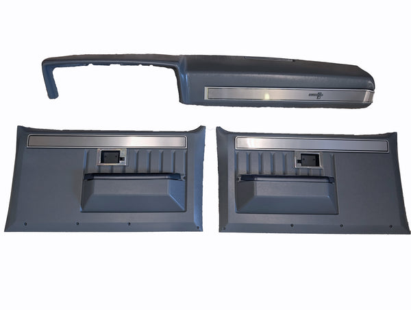 1981-1987 Chevy GMC C10 C20 C30 Squarebody Interior Kit Door Panels Dash Pad