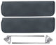 55-59 Chevy/GMC Truck Sun Visor Pad & Mounting Arm Set RH & LH Pair