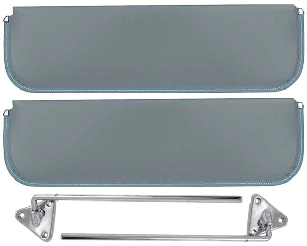 55-59 Chevy/GMC Truck Sun Visor Pad & Mounting Arm Set RH & LH Pair