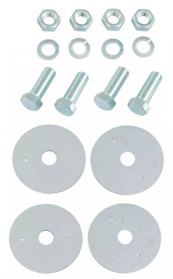 47-77 Chevy/Ford Truck Bronco Universal Lap Seat Belt Hardware Kit Does 2 Belts