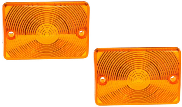 54-55 (1st Series) Chevy Truck Amber Park Light Lamp/Turn Signal Lenses