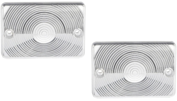 54-55 (1st Series) Chevy Truck Clear Park Light Lamp/Turn Signal Lenses