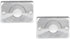 54-55 (1st Series) Chevy Truck Clear Park Light Lamp/Turn Signal Lenses