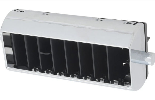 81-87 Chevy/GMC Truck Chrome/Black Dash A/C LH Lower Square & 3 Rectangle Vents