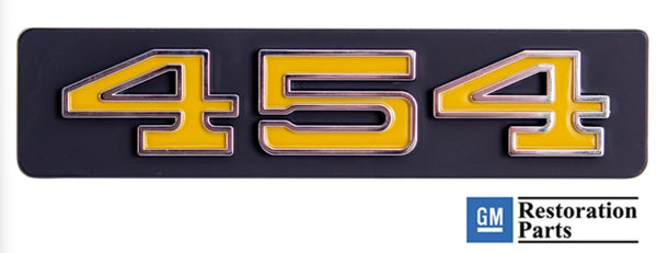 73-74 Chevrolet C/K Pickup Truck "454" Grille Emblem Badge
