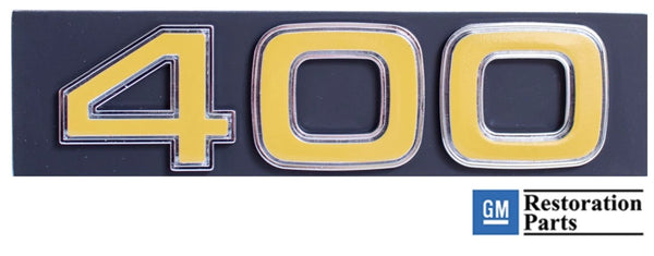 75-76 Chevy C/K Pickup Truck "400" Grille Emblem Badge