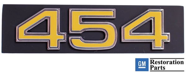 75-76 Chevy C/K Pickup Truck "454" Grille Emblem Badge